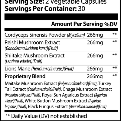 Flow State Mushroom Capsules